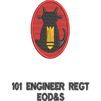Regiment badge embroidery