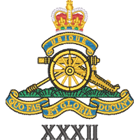Regiment badge embroidery