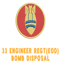 Regiment badge embroidery