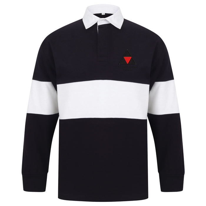 3rd (United Kingdom) Division Long Sleeve Panelled Rugby Shirt