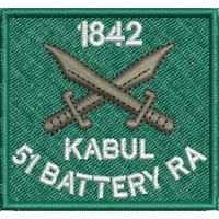 Regiment badge embroidery