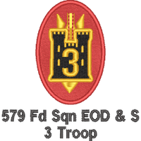 Regiment badge embroidery