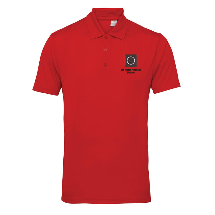 6th (United Kingdom) Division Activewear Polo