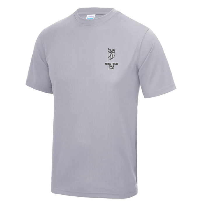 Armed Forces Owls Polyester T-Shirt