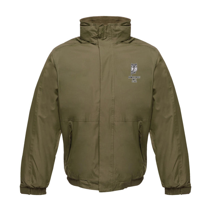 Armed Forces Owls Waterproof Jacket With Hood