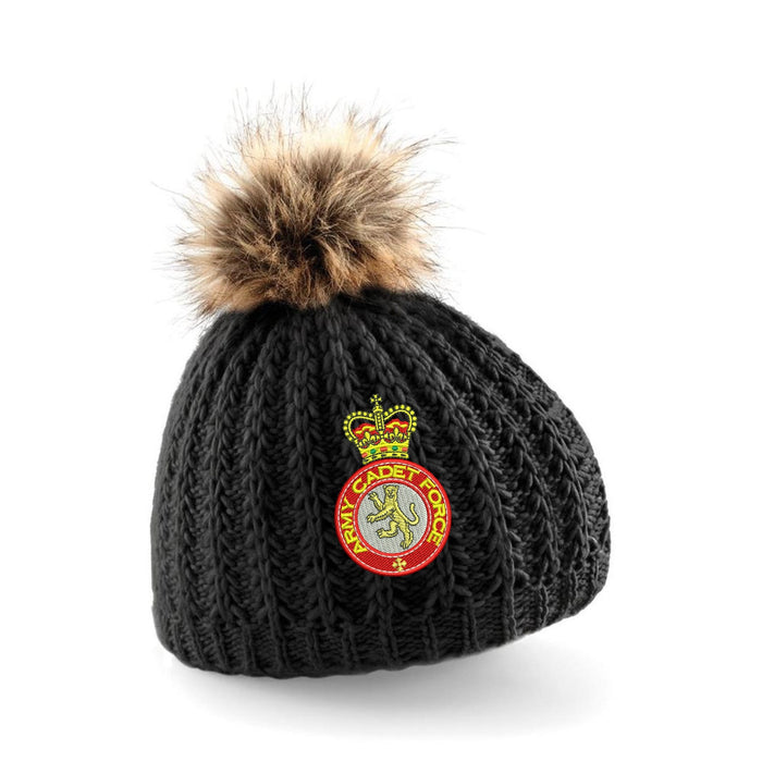 Army Cadet Force Pom Pom Beanie Hat