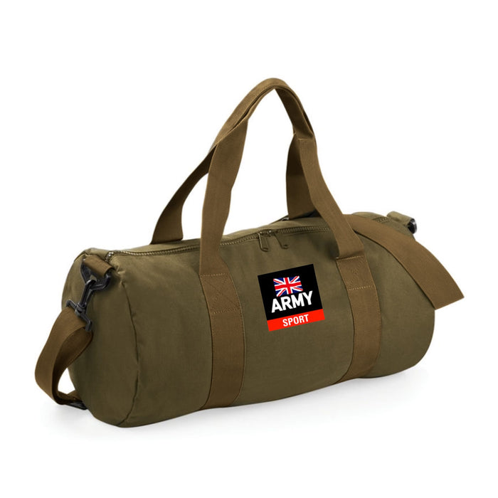 Army Sports Barrel Bag