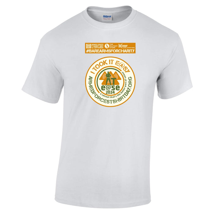 Armed Forces T-Shirt Day - Bare Arms - At Ease 2024 Charity Cotton T Shirt