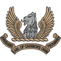 Regiment badge embroidery
