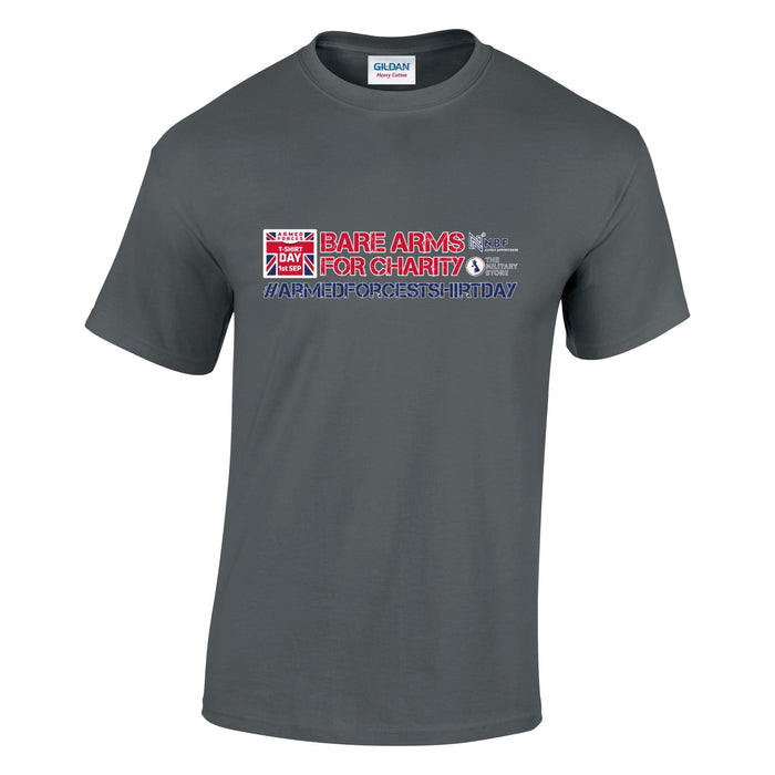 Armed Forces T-Shirt Day - Bare Arms for Charity Cotton T Shirt