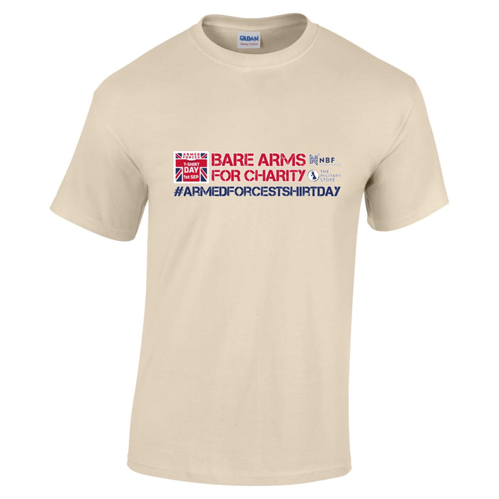Armed Forces T-Shirt Day - Bare Arms for Charity Cotton T Shirt