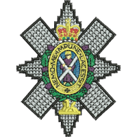 Regiment badge embroidery