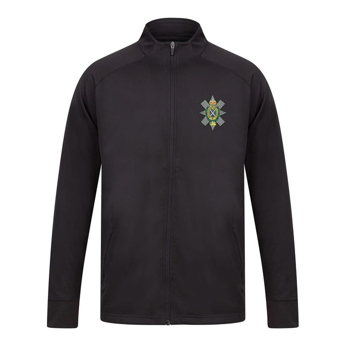 Black Watch Knitted Tracksuit Top