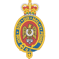 Regiment badge embroidery