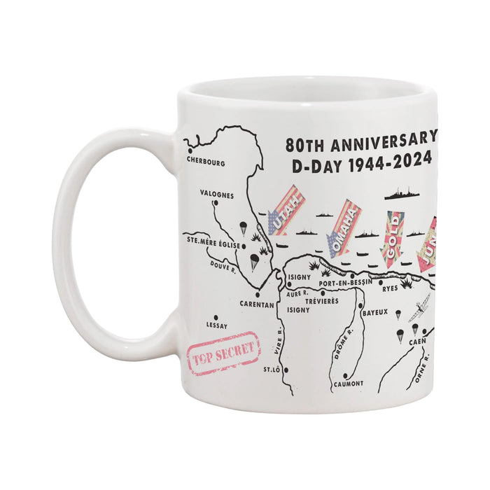 D-Day 80th Anniversary Mug - Operation Overlord - Churchill