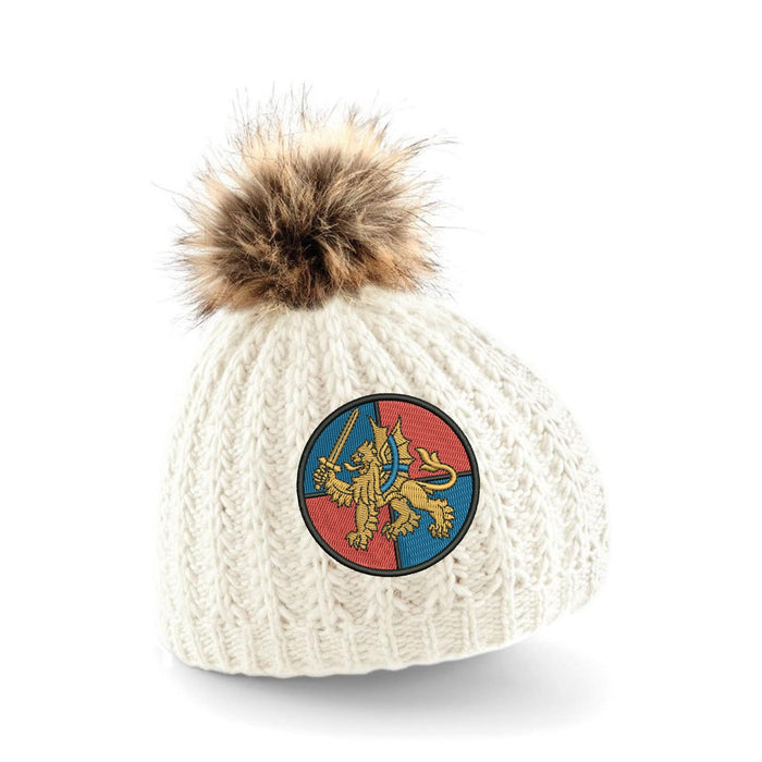 Force Troops Command Pom Pom Beanie Hat