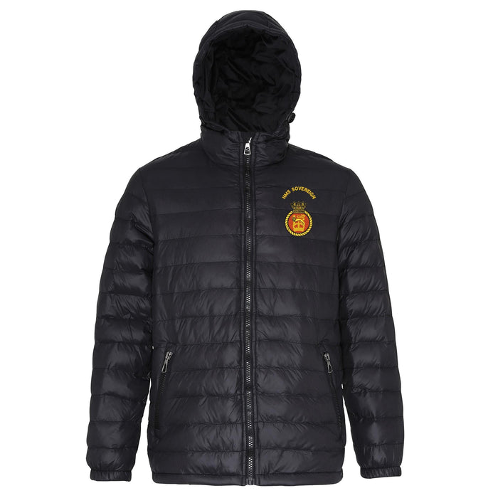 HMS Sovereign Hooded Contrast Padded Jacket