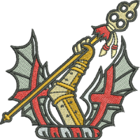 Regiment badge embroidery