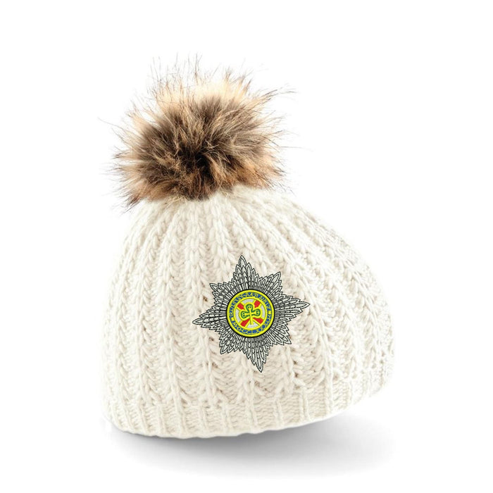 Irish Guards Pom Pom Beanie Hat