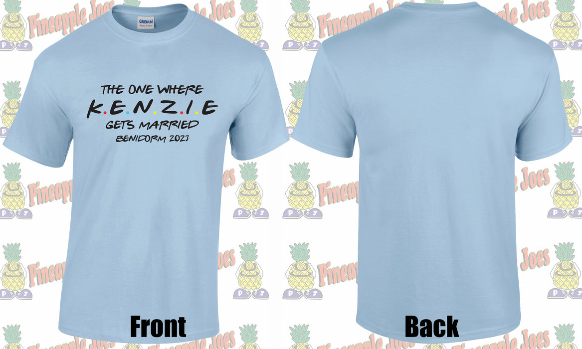 Kenzie's Hen Night Printed T-shirt