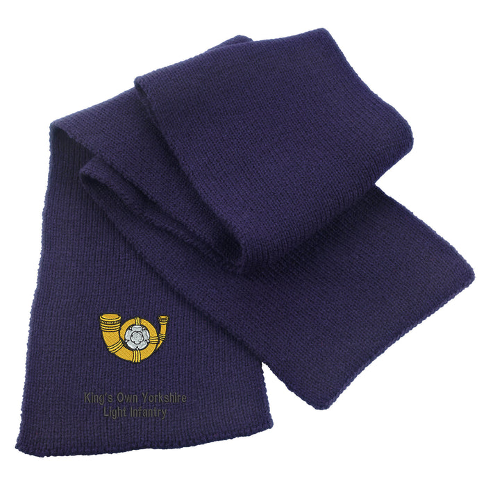 Kings Own Yorkshire Light Infantry Heavy Knit Scarf