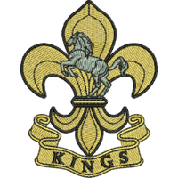 Regiment badge embroidery