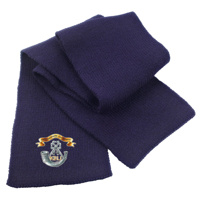 King's Shropshire Light Infantry Heavy Knit Scarf