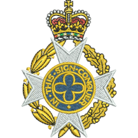 Regiment badge embroidery
