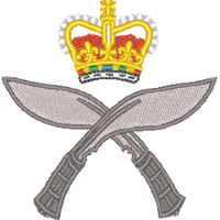 Regiment badge embroidery