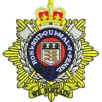 Regiment badge embroidery