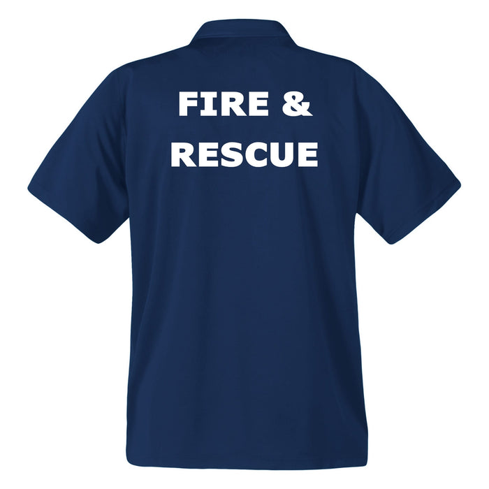 Royal Navy Fire and Rescue Polo Shirt (Includes Back Print)