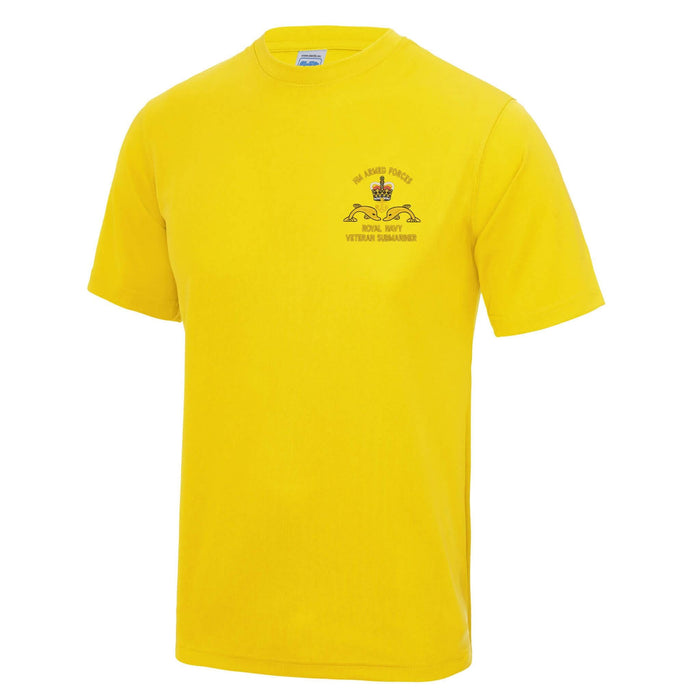 Royal Navy Veteran Submariner Polyester T-Shirt