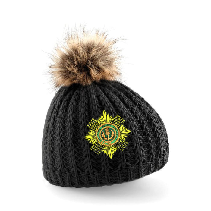 Scots Guards Pom Pom Beanie Hat