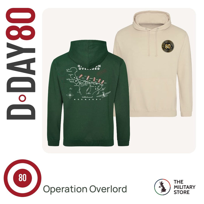 D-Day 80th Anniversary Operation Overlord Printed Hoodie
