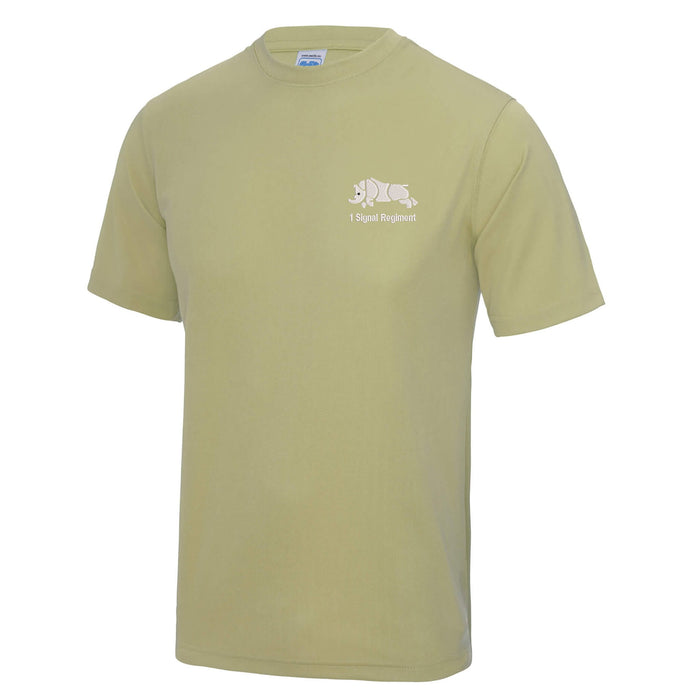 1 Signal Regiment Polyester T-Shirt