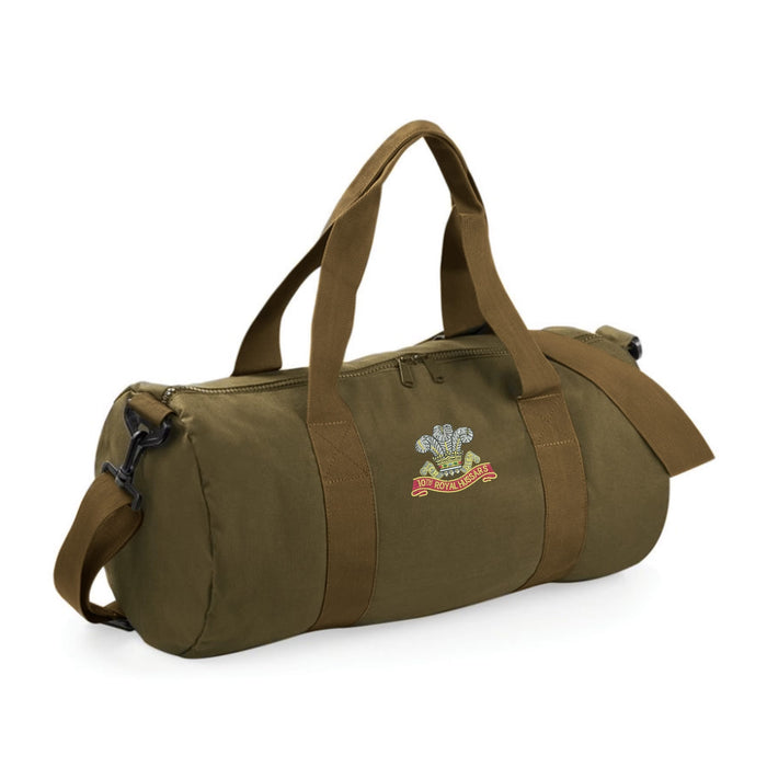 10th Royal Hussars Barrel Bag