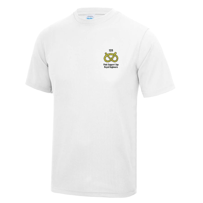 125 (Staffordshire) Field Support Squadron Royal Engineers Polyester T-Shirt