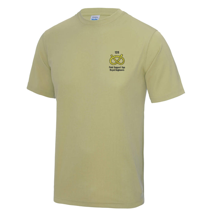 125 (Staffordshire) Field Support Squadron Royal Engineers Polyester T-Shirt