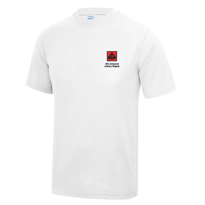12th Armoured Infantry Brigade Polyester T-Shirt