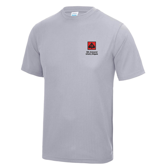 12th Armoured Infantry Brigade Polyester T-Shirt