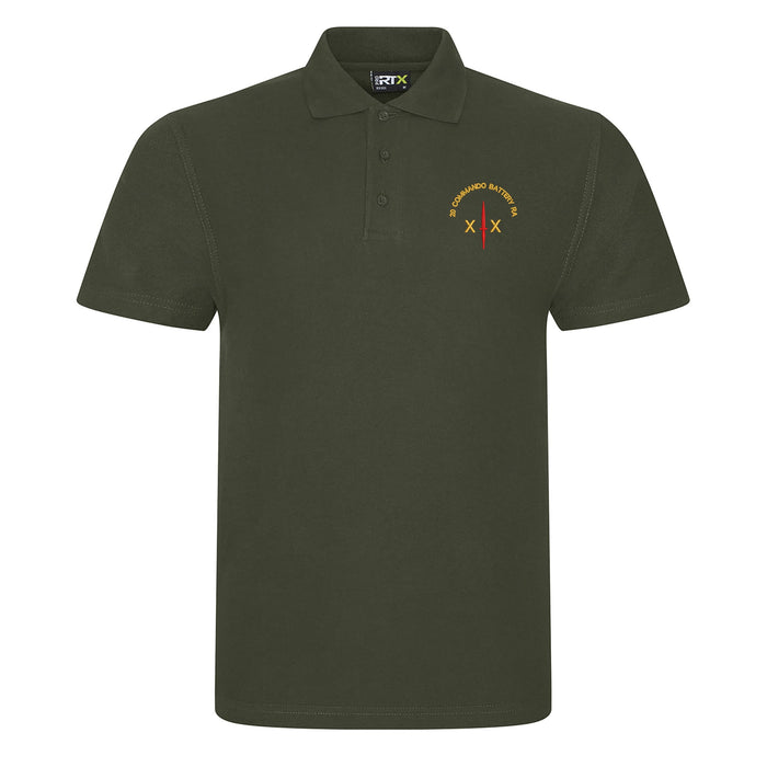 20 Commando Battery Royal Artillery Polo Shirt