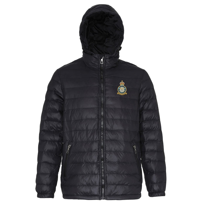 205 Squadron Royal Air Force Hooded Contrast Padded Jacket