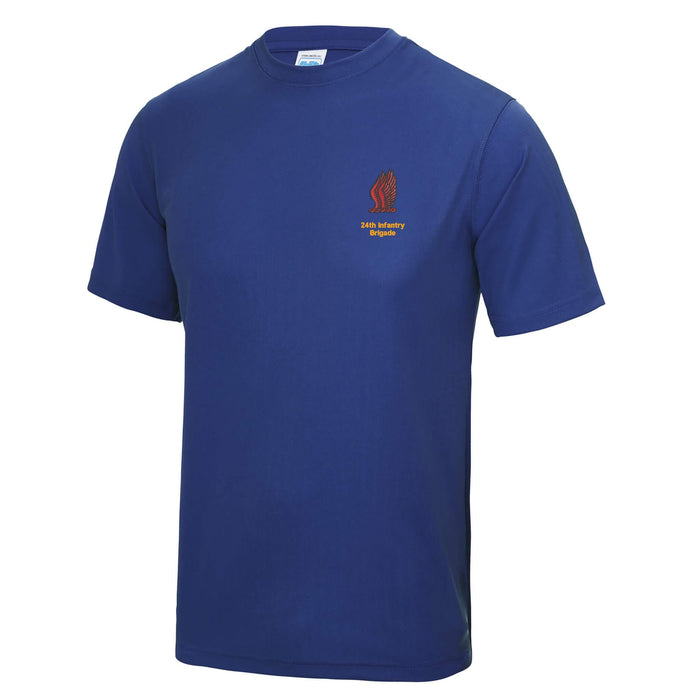 24th Infantry Brigade Polyester T-Shirt