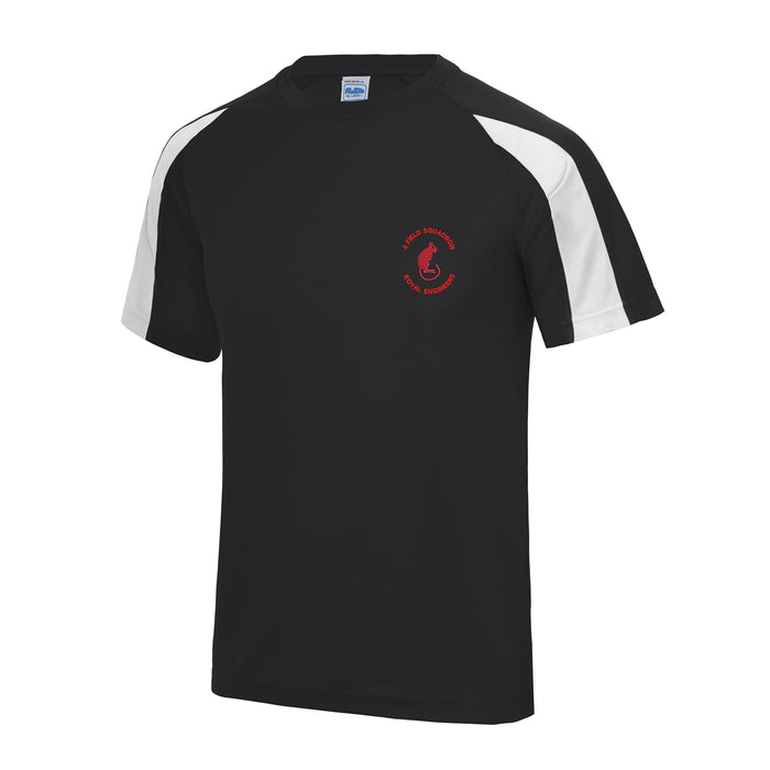 4 Field Squadron Royal Engineers Contrast Polyester T-Shirt