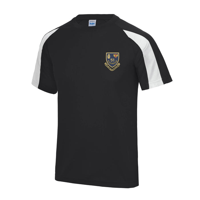 51 Ordnance Company - Royal Army Ordnance Corps Contrast Polyester T-Shirt