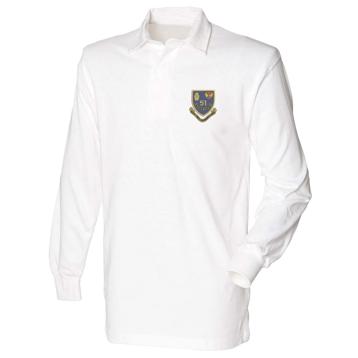 51 Ordnance Company - Royal Army Ordnance Corps Long Sleeve Rugby Shirt