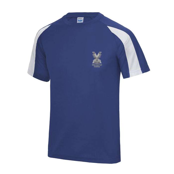 51st Highland Division Contrast Polyester T-Shirt