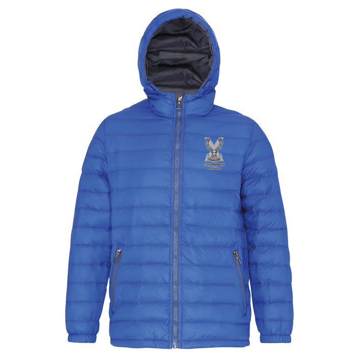 51st Highland Division Hooded Contrast Padded Jacket