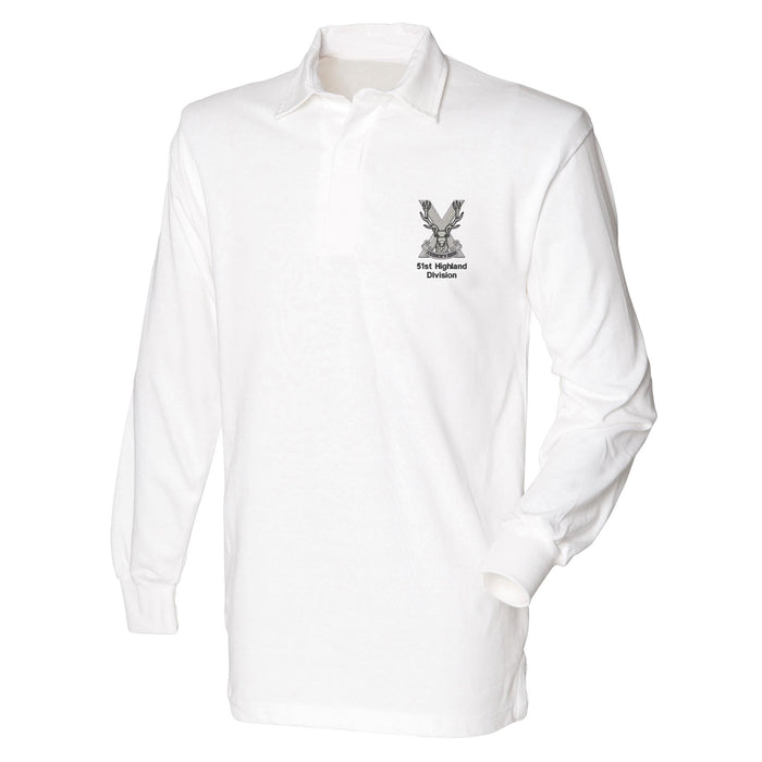 51st Highland Division Long Sleeve Rugby Shirt