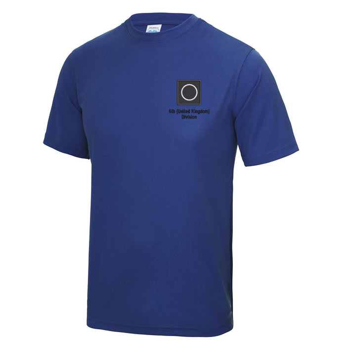 6th (United Kingdom) Division Polyester T-Shirt